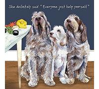 The Italian Spinoni Little Dog Laughed Greeting Card Blank Inside Any Occasion SQD140