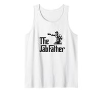 The JabFather Funny Boxing Boxer Dad Gift Fighter Tank Top