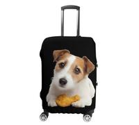 The Jack Russell Terrier Dog Luggage Case Cover Protective Suitcase Covers Anti Scratch Baggage Washable Fits 19-32 Inch XL