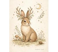 The Jackalope Journal: A Soft, Nature-Inspired Notebook for Writing, Reflection, and Creativity