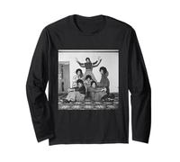 The Jackson 5 Become 6 with Randy and Michael Jackson Long Sleeve T-Shirt