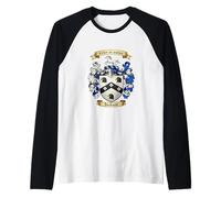 The Jackson Family Coat of Arms and Surname History Raglan Baseball Tee
