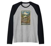 The Jacobite Steam Rail Train Raglan Baseball Tee