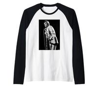 The Jam Live Paul Weller Mod Rock By David Corio Raglan Baseball Tee