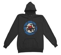 The Jam Men's Target Logo Long Sleeve Hoodie, Black, Medium