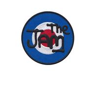 The Jam Round Punk Rock Mod Revival Band Patch Badge Embroidered Iron on Applique Souvenir Accessory