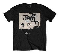 The Jam T Shirt in The City Band Logo Official Unisex Black L