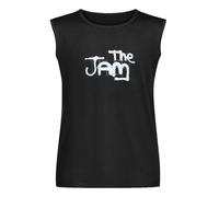 The Jam T Shirt Spray Logo Mens Tee Mod Rock Sleeveless Vest Tank Tops Undershirt Black M