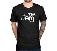 The Jam T Shirt Spray Logo new Official Licensed Mens Unisex Black (Small)