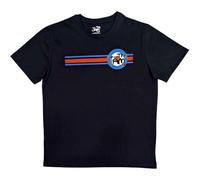 The Jam T Shirt Target Stripe Band Logo Official Mens Navy Blue S