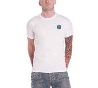 (XL, White) The Jam T Shirt Classic MOD Target Band Logo Back Print new Official Mens