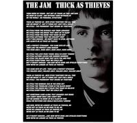 The Jam Weller Thick as Thieves A3 A4 Print Poster Music Wall Art Home Decor Album Gift Present Photo Living Room Dining Room Bedroom Hall Loft Office Unframed (A4)