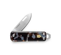 The James Brand | The Elko | Keyring Penknife | Blue Steel Tortoise One Size