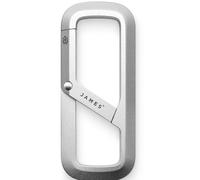 The James Brand | The Madison | Carabiner Keyring | Silver One Size