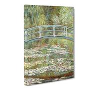 The Japanese Footbridge By Claude Monet Canvas Wall Art Print 20x14 Inch