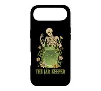 The Jar Keeper Skeleton Cosmic Pickle Jar Tarot Case for iPhone Air