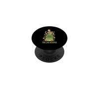 The Jar Keeper Skeleton Cosmic Pickle Jar Tarot PopSockets Adhesive PopGrip