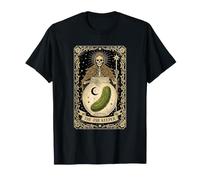 The Jar Keeper Tarot Card Skeleton Pickle Jar T-Shirt