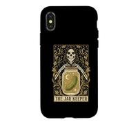 The Jar Keeper Tarot Skeleton Mason Pickle Jar Case for iPhone X/XS
