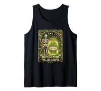 The Jar Keeper Tarot XIII Skeleton Pickle Jar Tank Top
