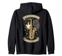 The Jazzy Saxophone Groove Essentials Cool Duck Jazz Zip Hoodie