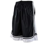 The JDP Co. Men's Athletic Gym Training Basketball Shorts - BLACK/WHITE - XX-Large