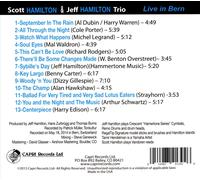 THE JEFF HAMILTON TRIO (DRUMS)/SCOTT HAMILTON (SAXOPHONE) - LIVE IN BERN [DIGIPA