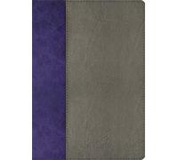 The Jeremiah Study Bible, NKJV: Gray and Purple LeatherLuxe Limited Edition: What It Says. What It Means. What It Means For You.