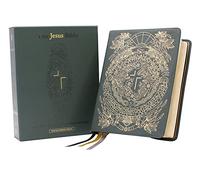 The Jesus Bible Artist Edition, ESV, Genuine Leather, Calfskin, Green, Limited Edition: English Standard Version, Green, Genuine Leather, Calfskin