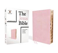The Jesus Bible – NIV – Leathersoft Over-Board Pink, Indexed, Comfort Print