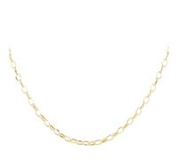 The Jewel Hut 9ct Yellow Gold 16 Inch Oval Belcher Chain HOB100-16