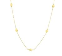 The Jewel Hut 9ct Yellow Gold 17-Inch Kite Motif Necklace CA034-17