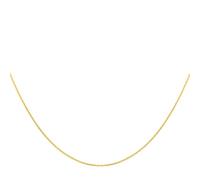 The Jewel Hut 9ct Yellow Gold 18-Inch Square Trace Necklace CN754-18