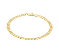 The Jewel Hut 9ct Yellow Gold 7.5 Inch Curb Chain Bracelet UFC100 7.5