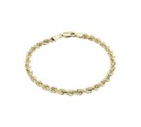 The Jewel Hut 9ct Yellow Gold 7.5 Inch Rope Chain Bracelet HLRP-420-9Y-7.5
