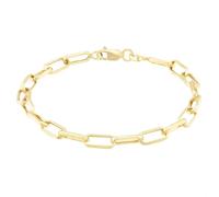 The Jewel Hut 9ct Yellow Gold Paperlink Chain Bracelet 1.26.0552