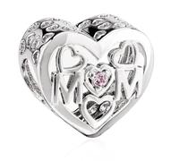 The Jewel Hut Rosa Lea Mom Heart Charm AM-2THB012004