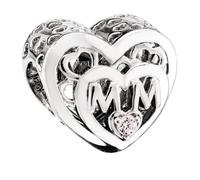 The Jewel Hut Rosa Lea Mum Heart Charm AM-2THB011804
