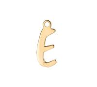 The Jewellery Stockroom 9ct Gold Alphabet Pendant - No Chain - A to Z