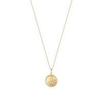 The Jewellery Stockroom 9ct Solid Yellow Gold St Christopher Medallion with Curb Chain