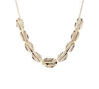 The Jewellery Stockroom Gold Plated Chunky Statement Textured Necklace