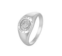 The Jewellery Stockroom Sterling Silver St Christopher Signet Ring - Size P
