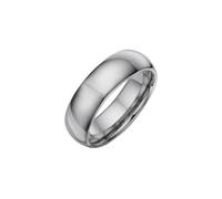 The Jewellery Stockroom Tungsten Court 7mm Wedding Band (Size W)