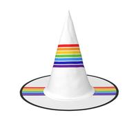 The Jewish Flag Halloween Witches Hats Witch Headbands Wizard Hat Costume Accessories Cosplay for Party Masquerade Foldable 3 PCS