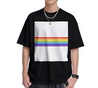 The Jewish Flag Mens T-Shirts & Womens T-Shirts, White and Black Graphic Tees for Men and Women, Soft and Breathable