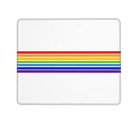 The Jewish Flag Mouse Pad - Non-Slip Rubber Base Extended Gaming Desk Mat, Full-Area Print Personalized Keyboard Mat for PC Laptop Office Home