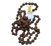 The JGL Certified 5 Mukhi Rudraksha Mala 6-8mm Beads | Five Face | Panch Mukhi Rudraksha Kantha | Mala| Holy & Auspicious Nepali