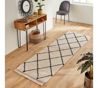 The Jiraya Berber-Style Runner white/black