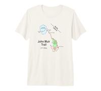 The John Muir Trail Route Map Premium T-Shirt