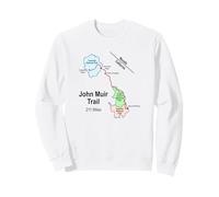 The John Muir Trail Route Map Sweatshirt
